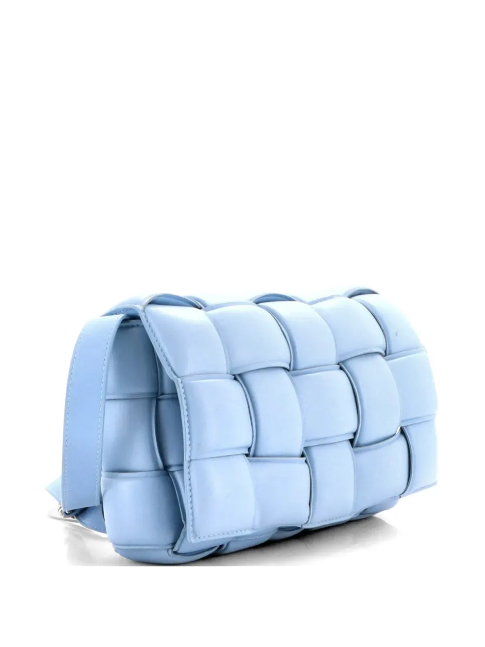 Cassette Padded Maxi Intrecciato Leather Small crossbody bag -