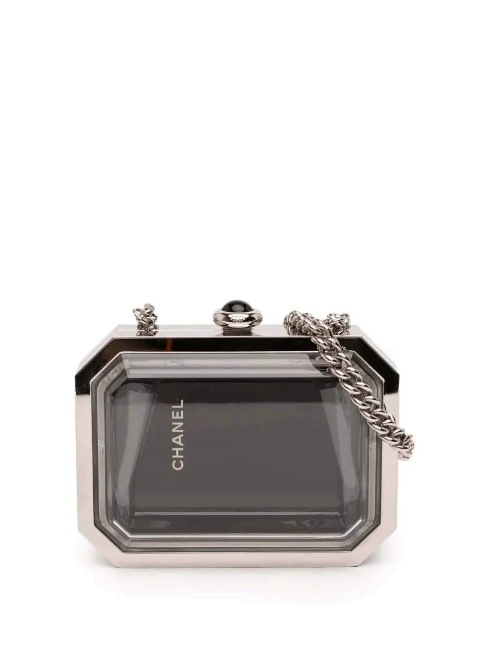 2015 Metal Acrylic Premiere Minaudiere on Chain crossbody bag - by CHANEL Pre-Owned