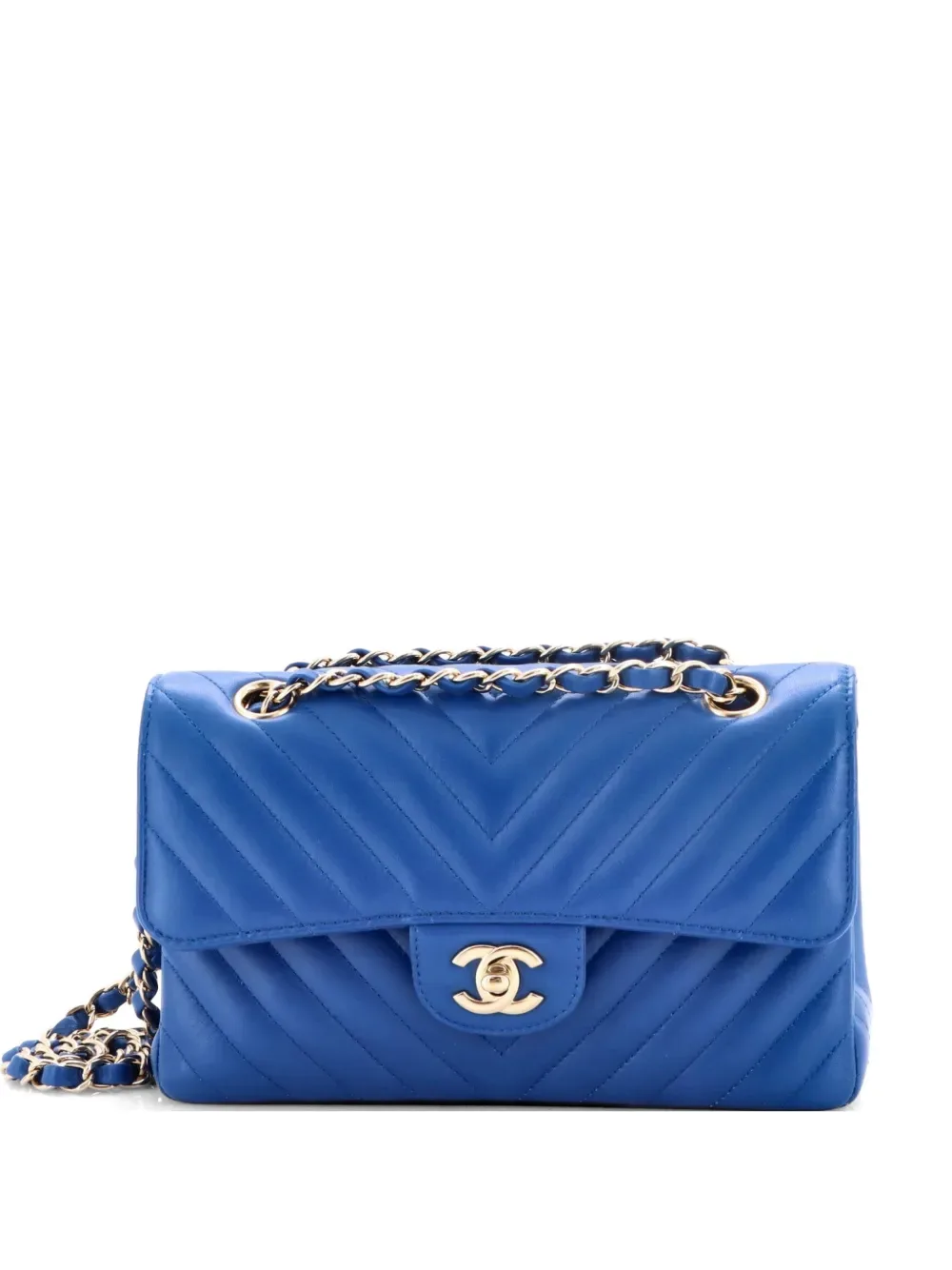 Classic Double Flap Bag Chevron Lambskin Small shoulder bag -