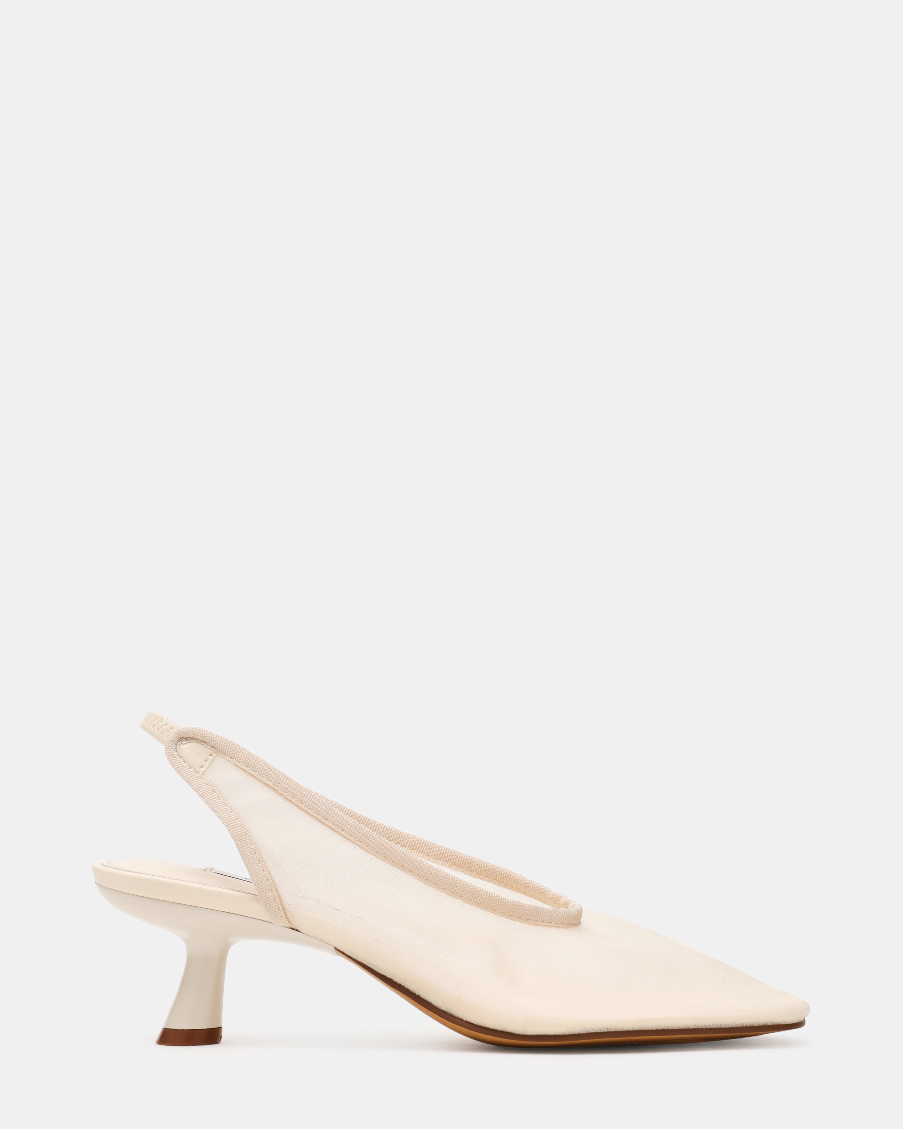 Xtra Mesh Heels - Leather