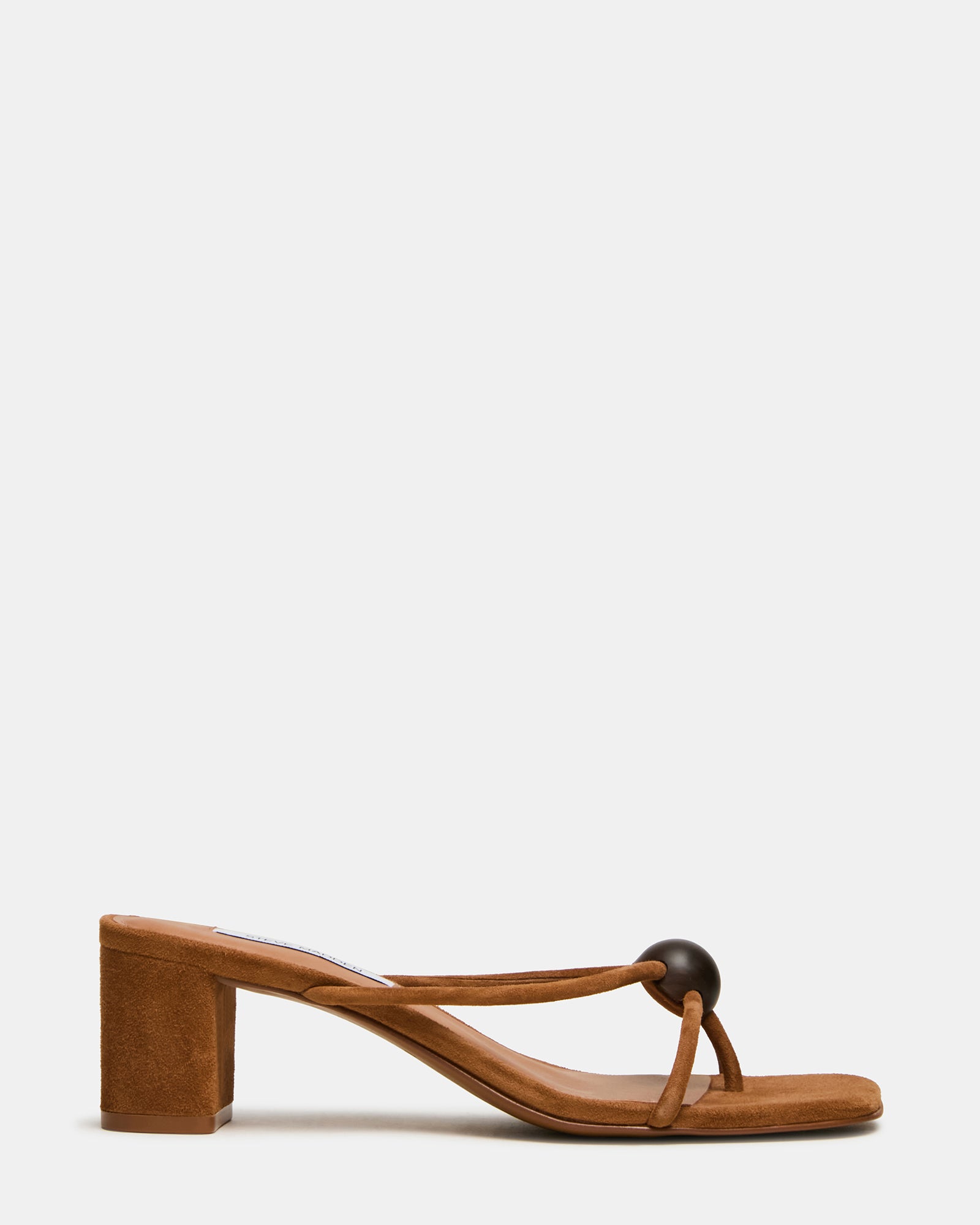 Raquelle Block Heels - Chestnut Suede - Leather