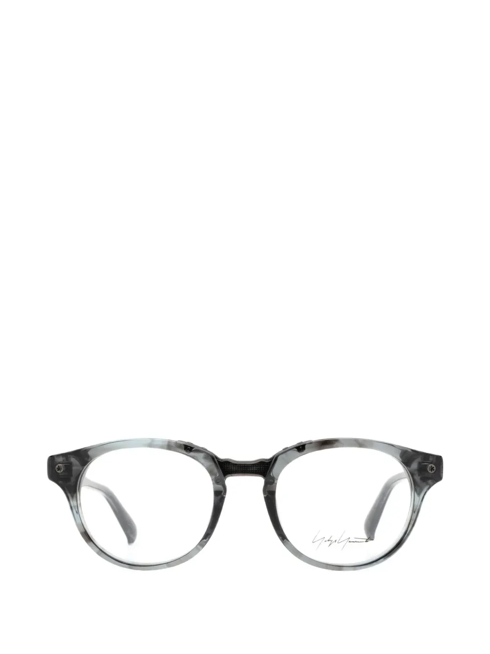 round-frame glasses -