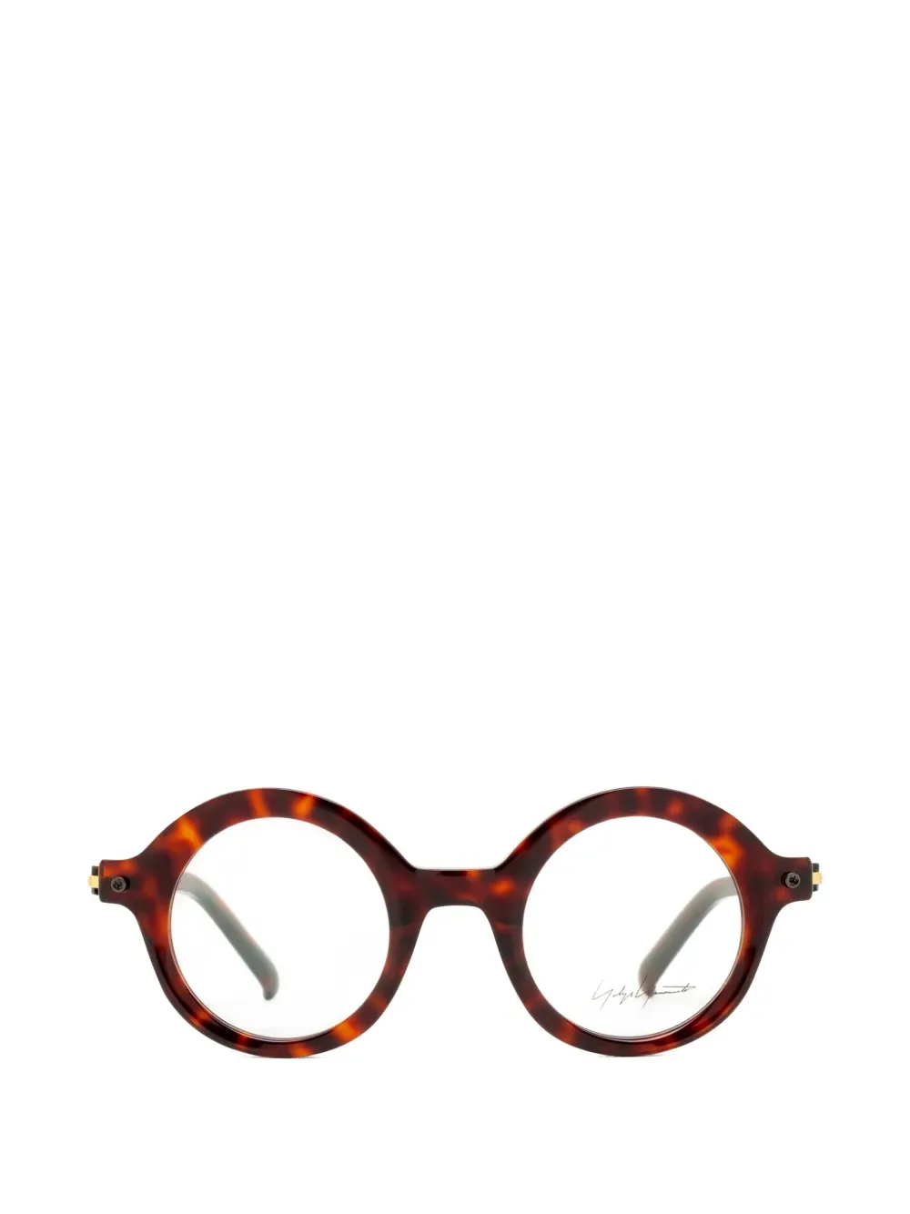 round-frame glasses -