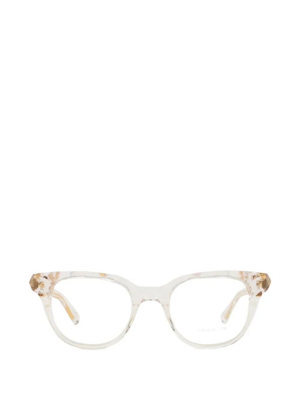 round-frame glasses -
