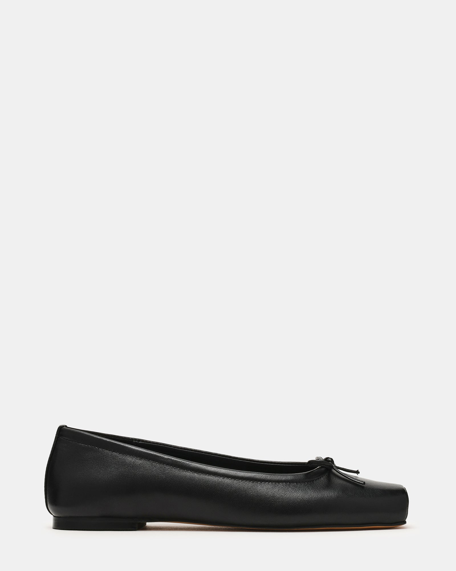 Eleve Square Toe Flats - Suede - Leather