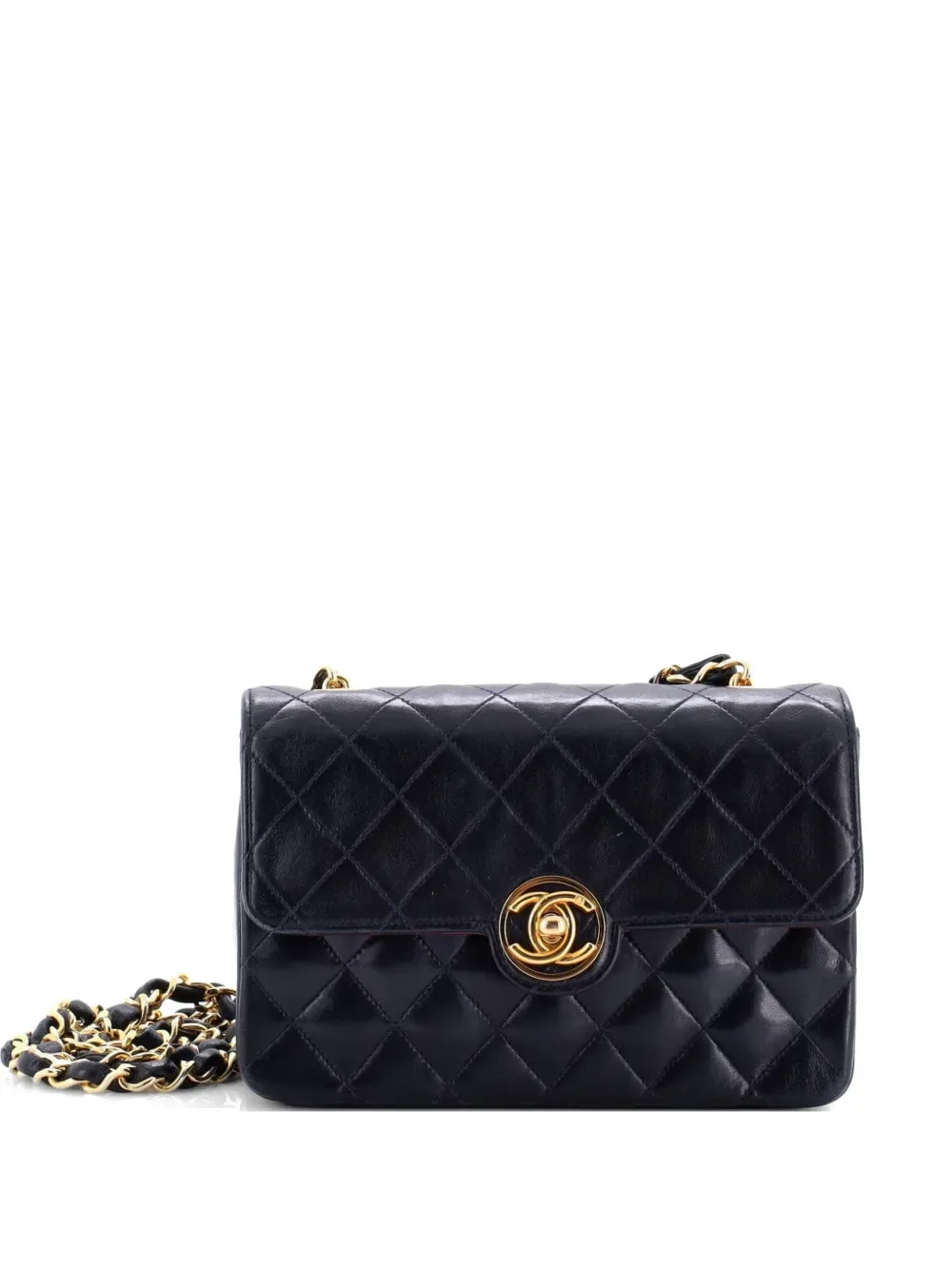 CC Chain Flap Bag Quilted Lambskin Mini crossbody bag -