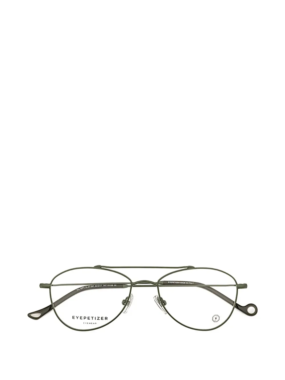pilot-frame glasses -