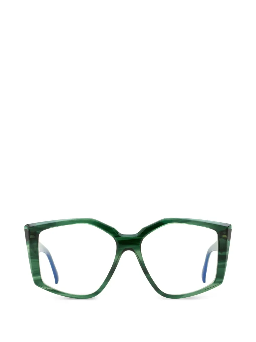 geometric butterfly-frame glasses -