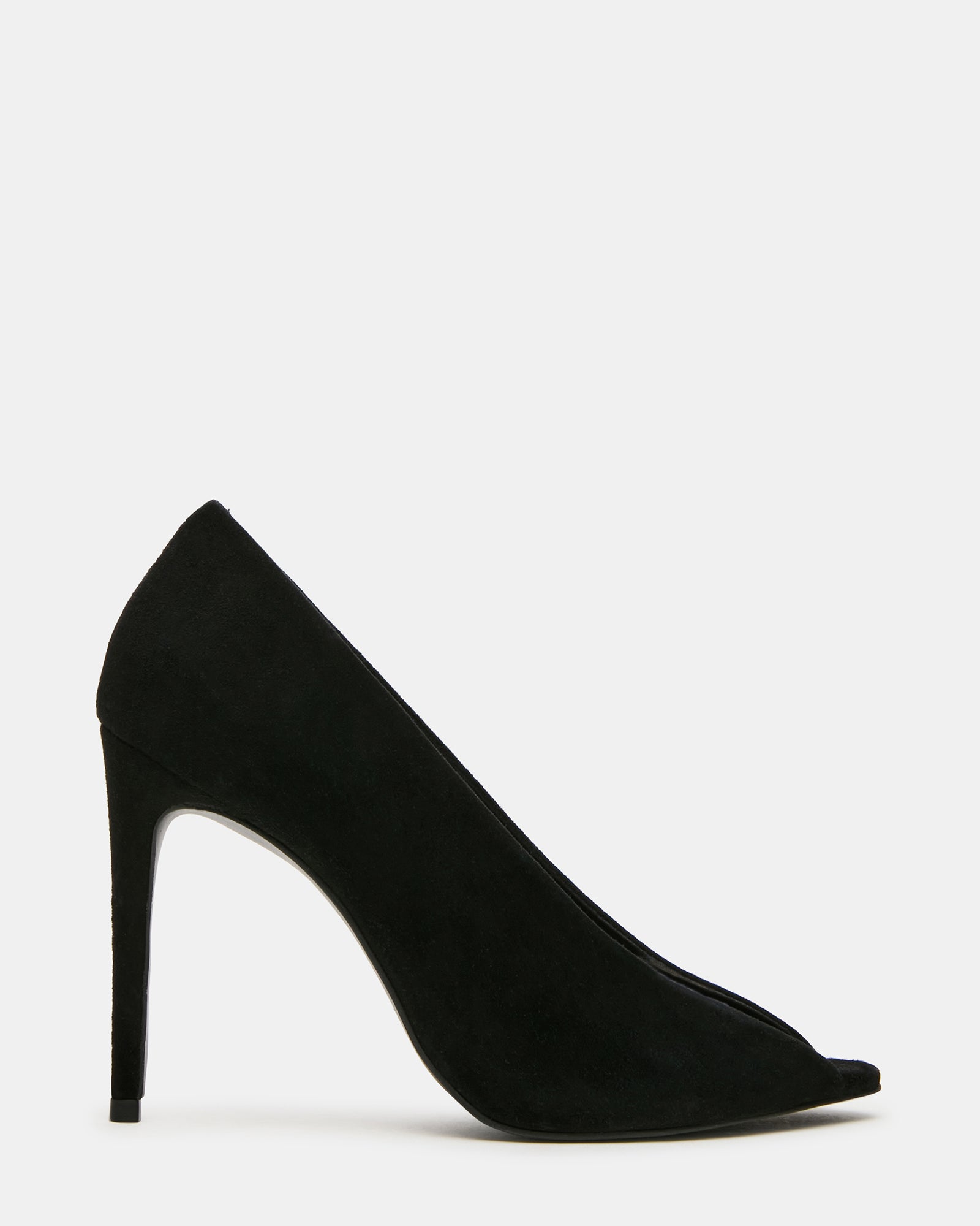 Santino Peep Toe Heels - Suede - Leather