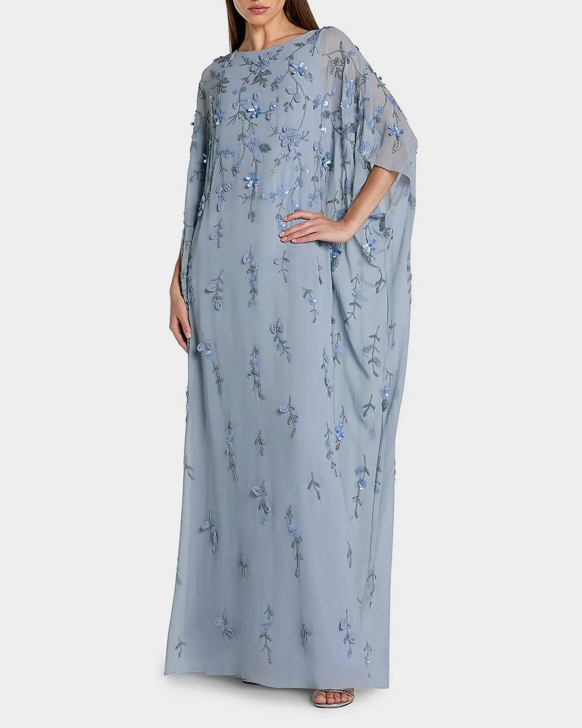 Embellished Trapeze Dress