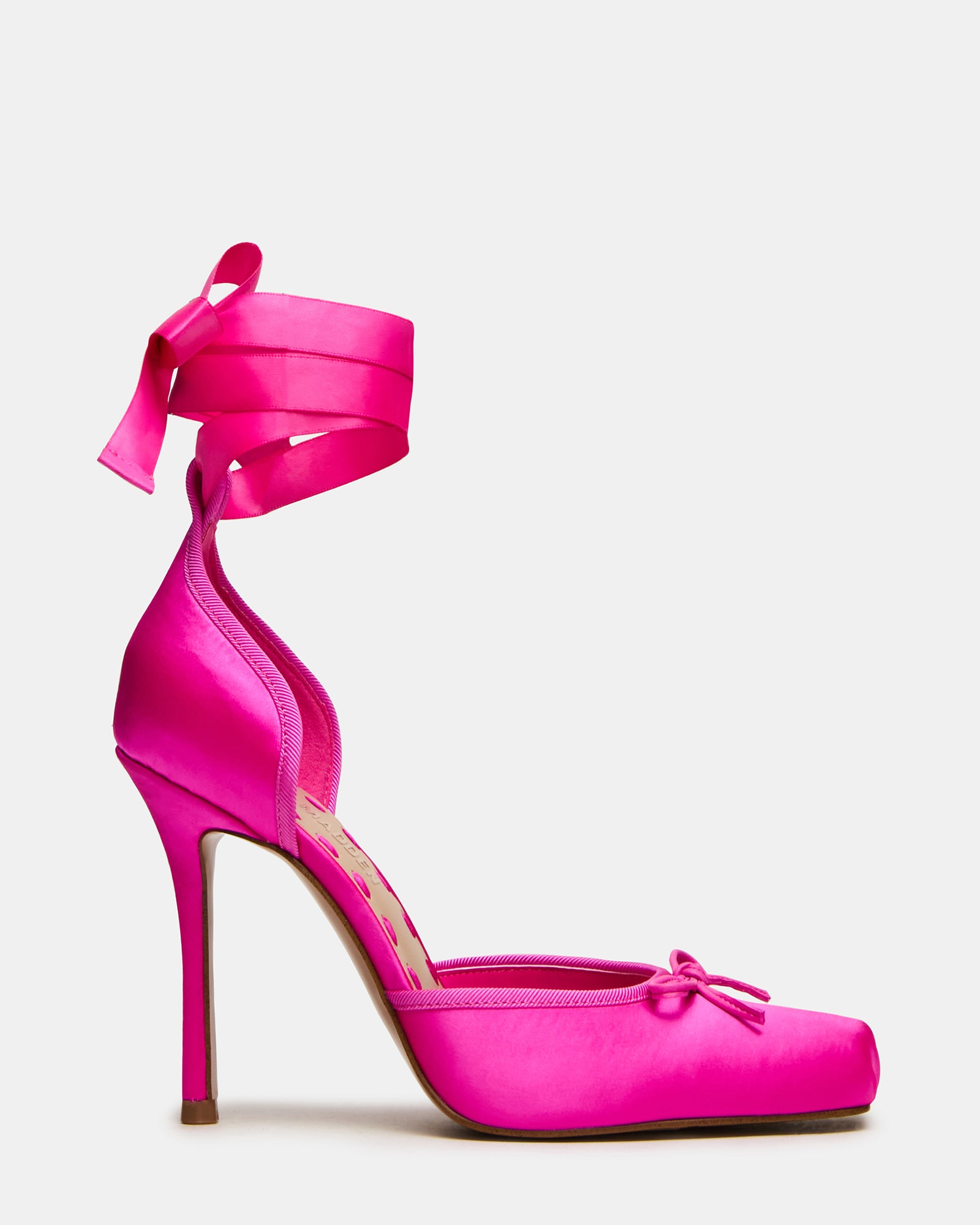 Larina Lace-Up Heels - Satin by Steve Madden