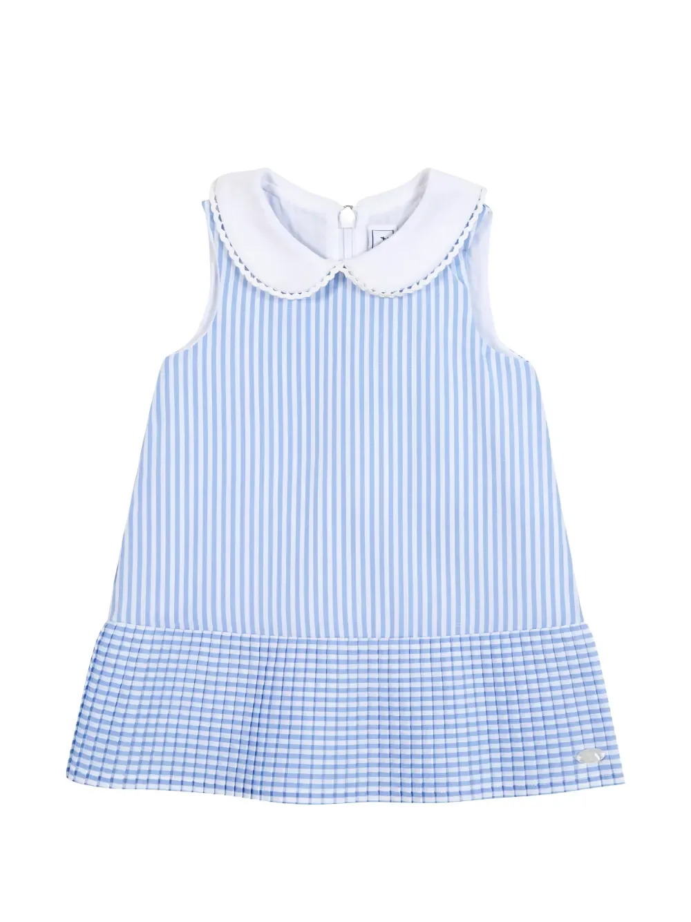 striped pleated dress -