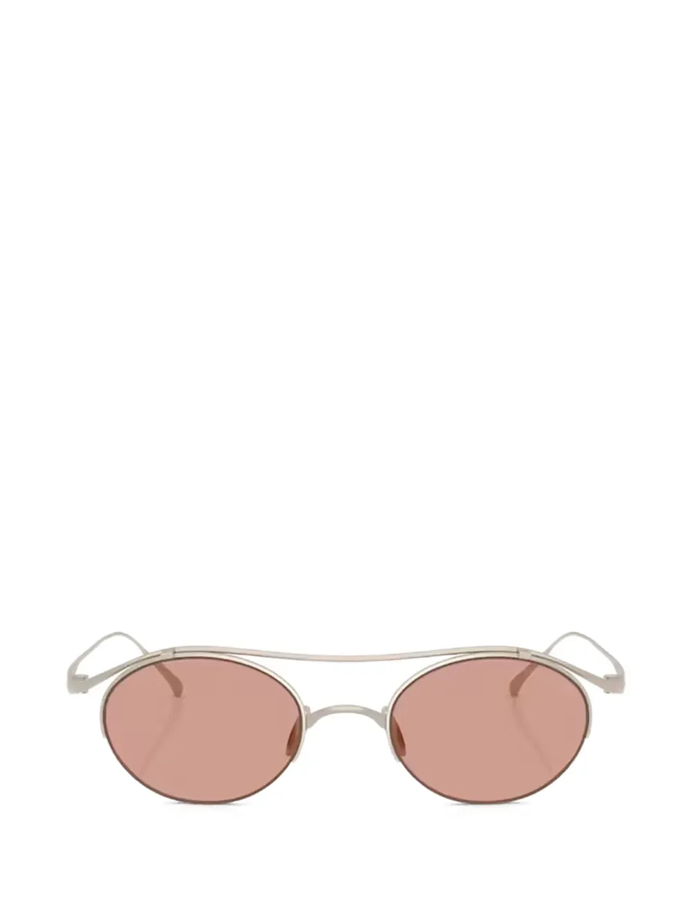 oval-frame sunglasses -