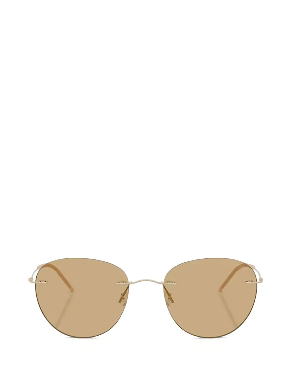 oval-frame sunglasses -