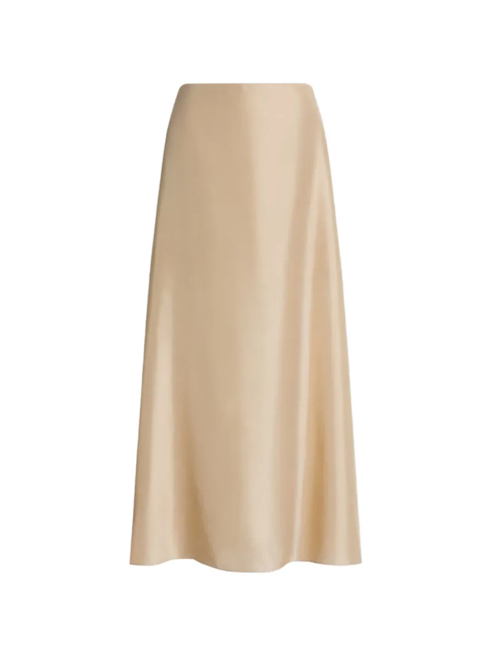 silk long skirt -
