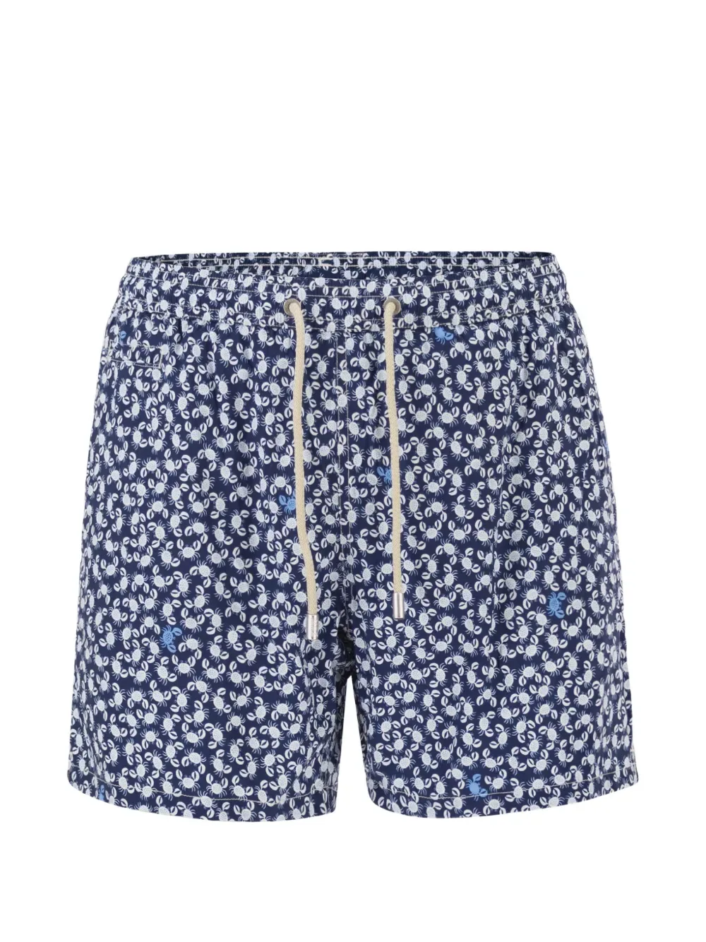 micro-print drawstring swim shorts -