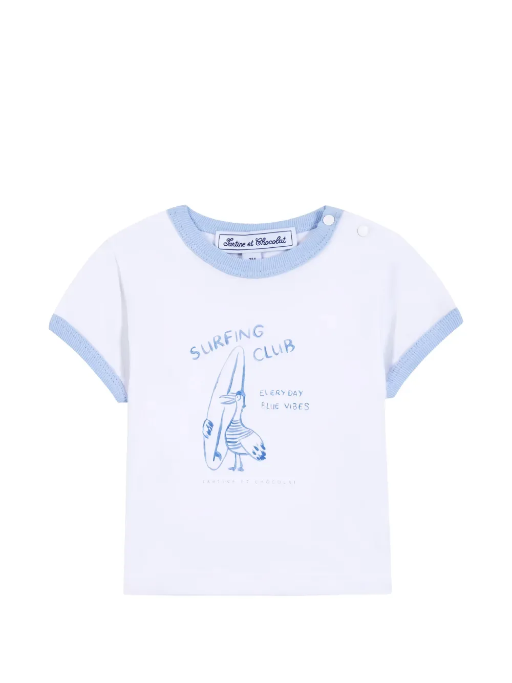 short-sleeve T-shirt - by Tartine Et Chocolat
