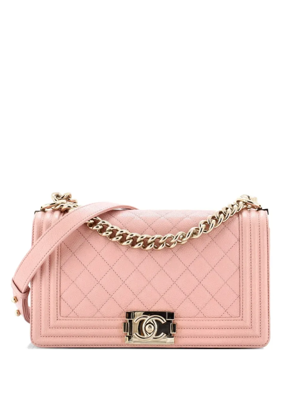 Boy Flap Bag Quilted Caviar Old Medium crossbody bag -
