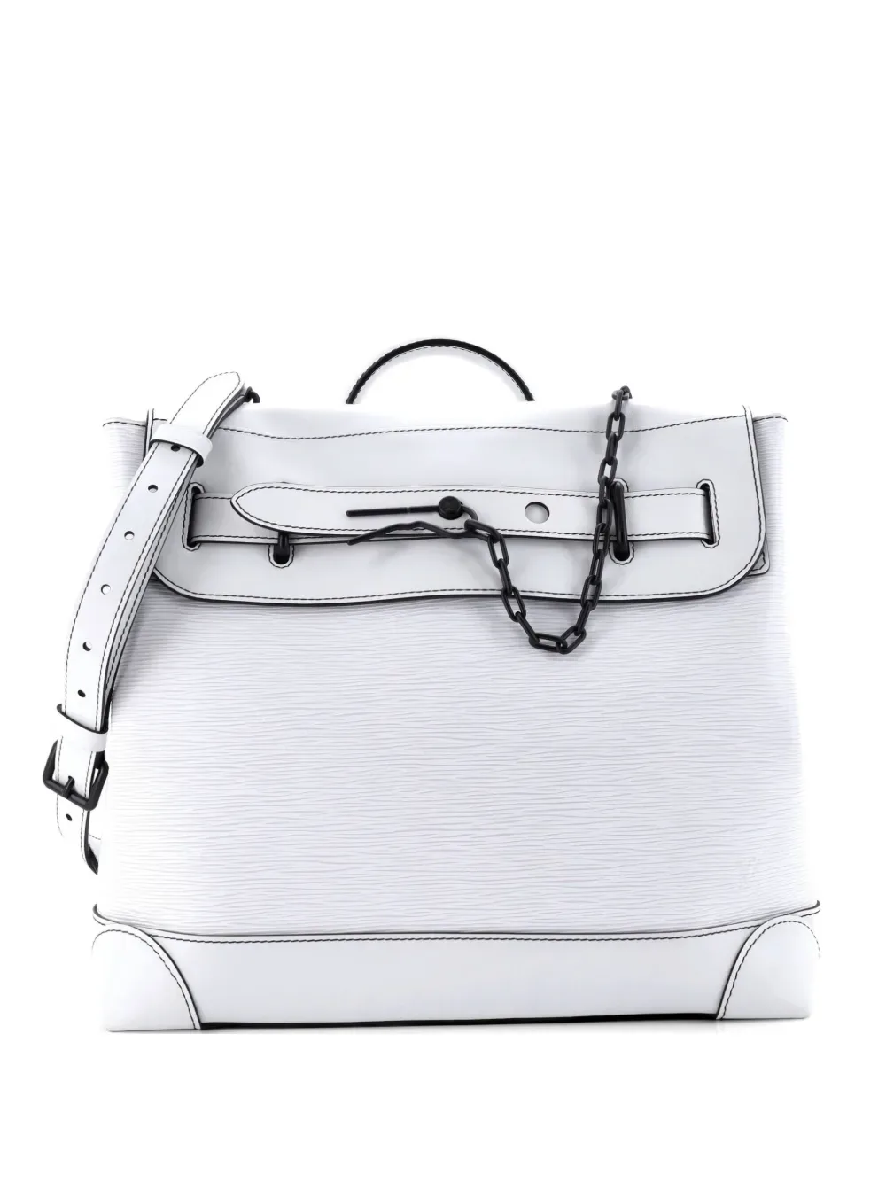 Steamer Bag Epi Leather PM satchel -