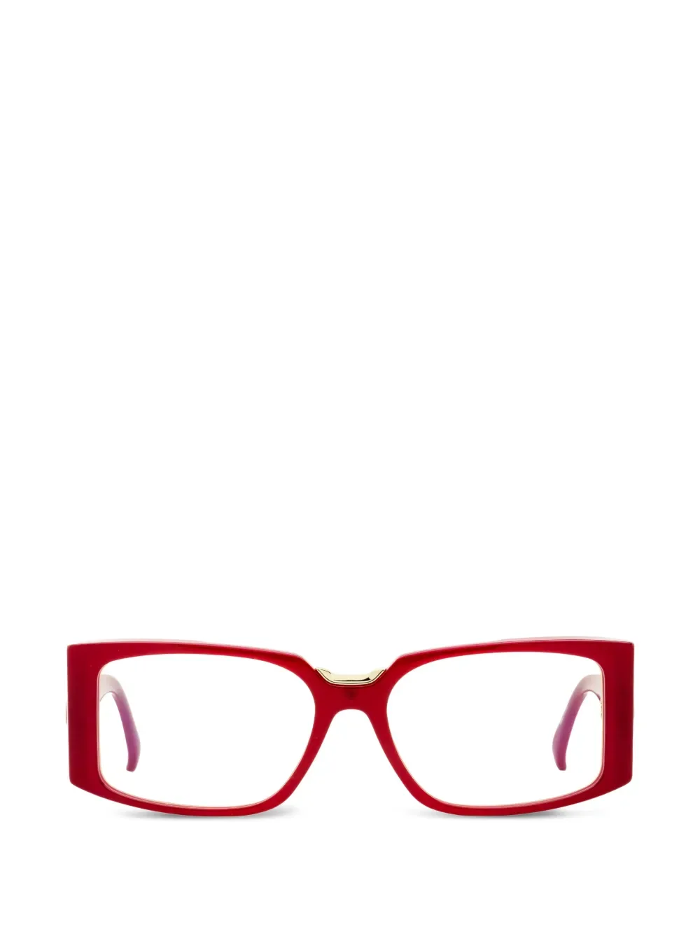 rectangle sculpted glasses -