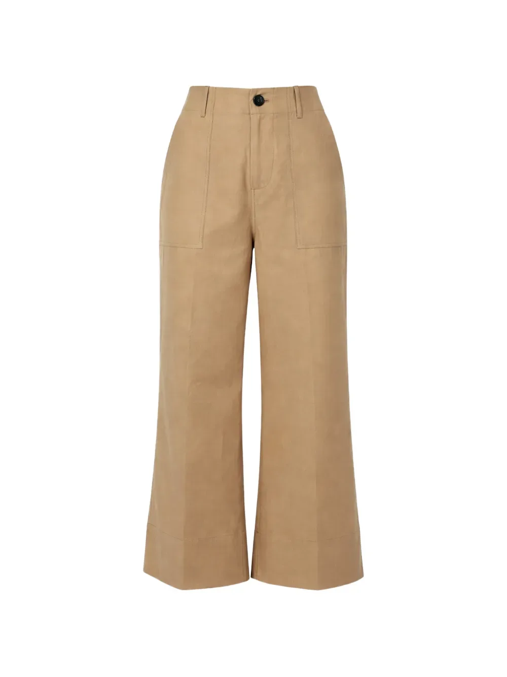 high-waisted trousers -