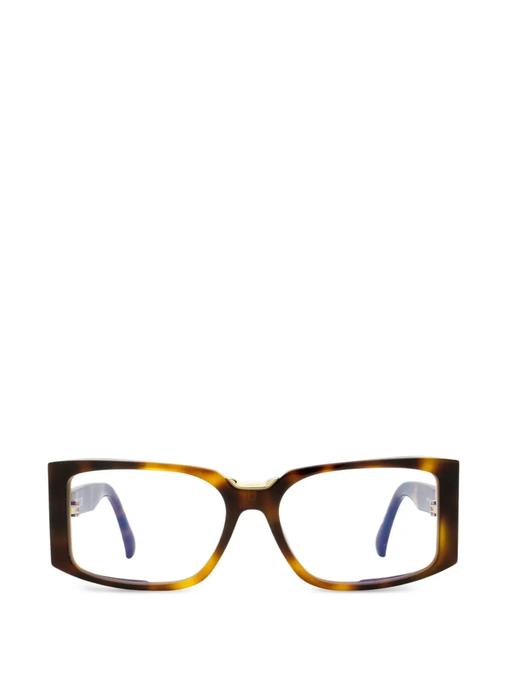 rectangular gold-tone glasses -