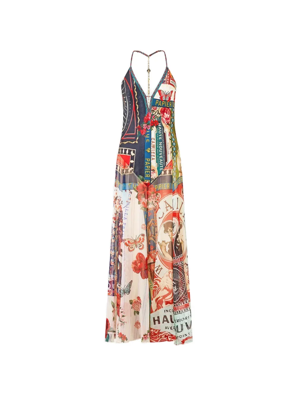 silk maxi dress -