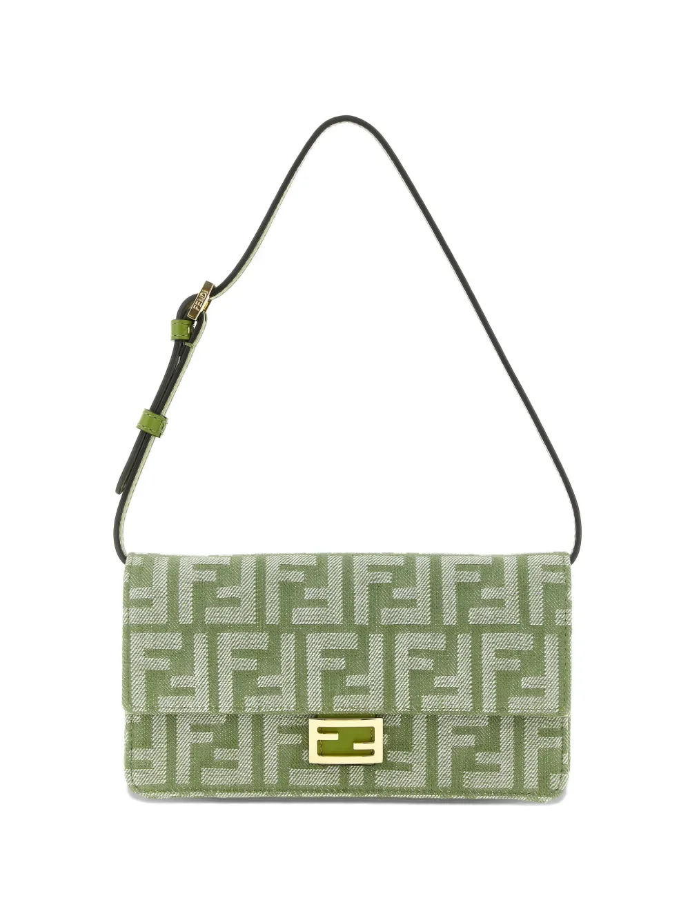 Baguette FF-jacquard shoulder bag -