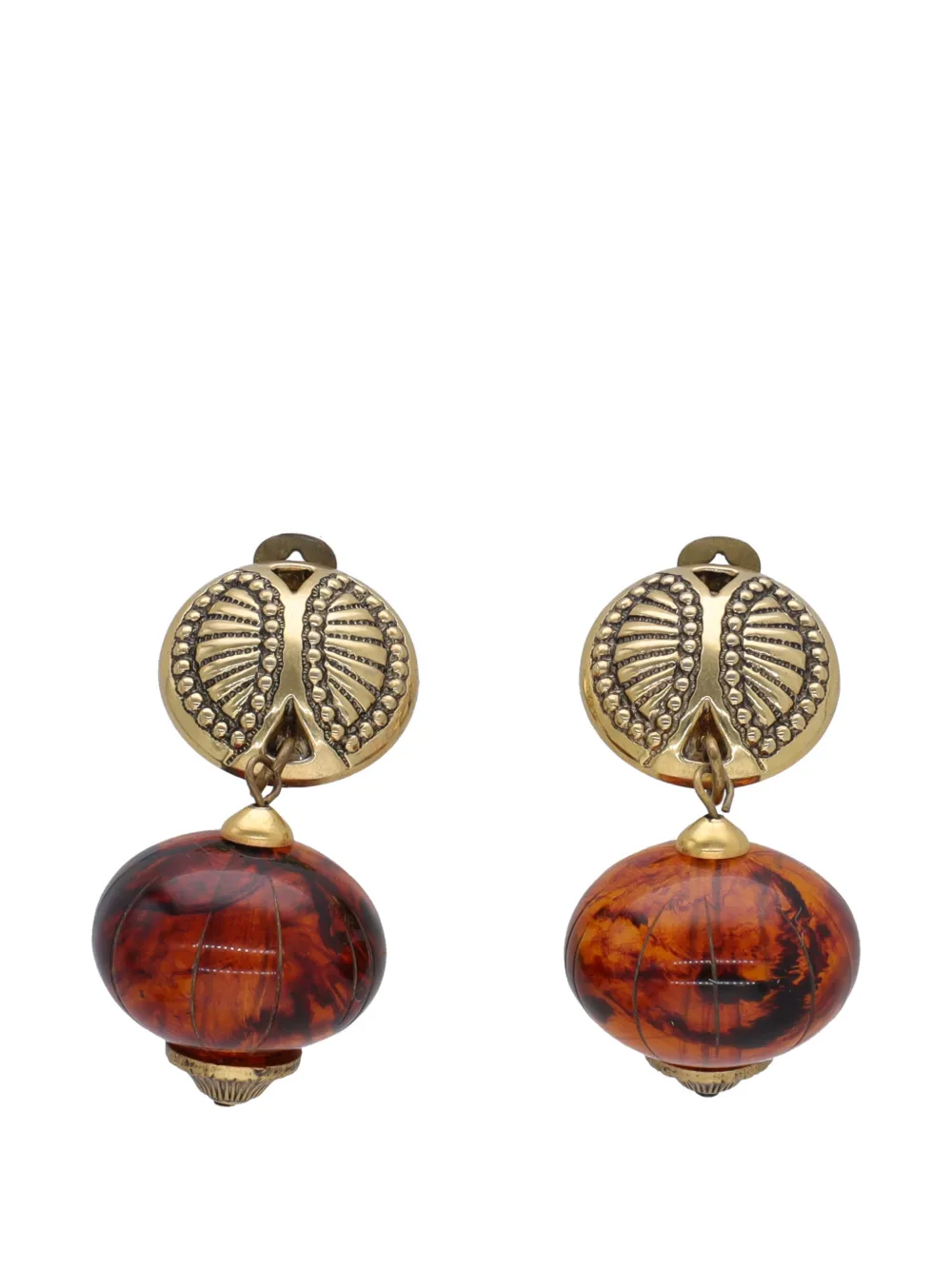 engraved clip-on earrings -