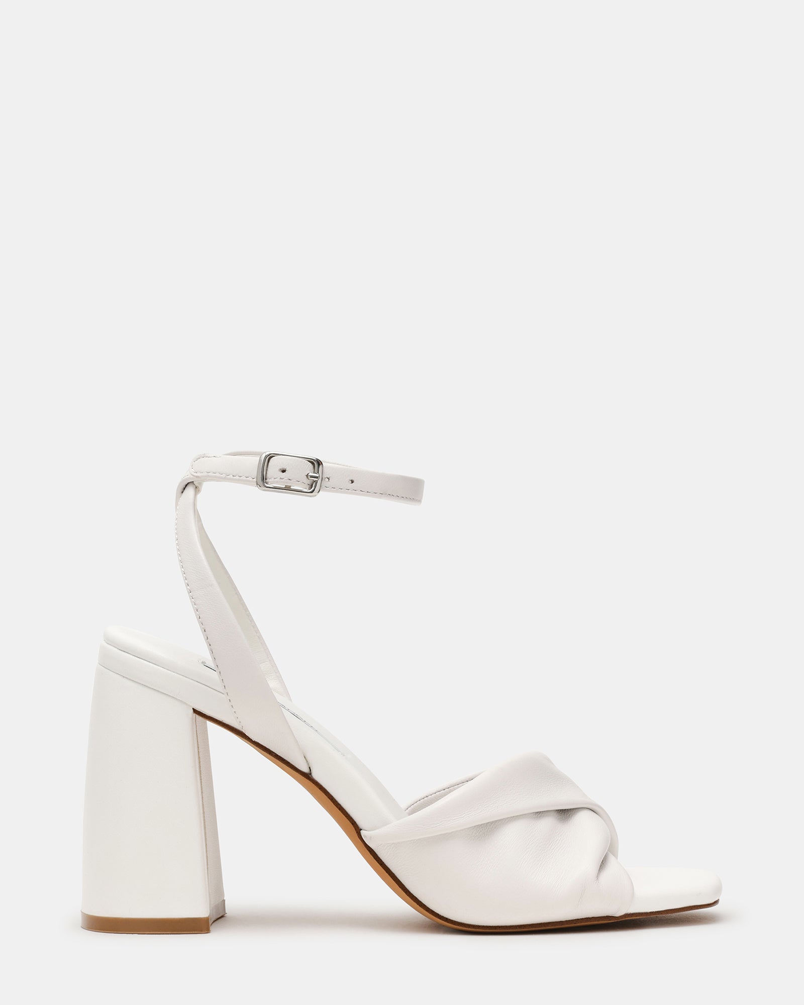Mandy Leather Block Heels