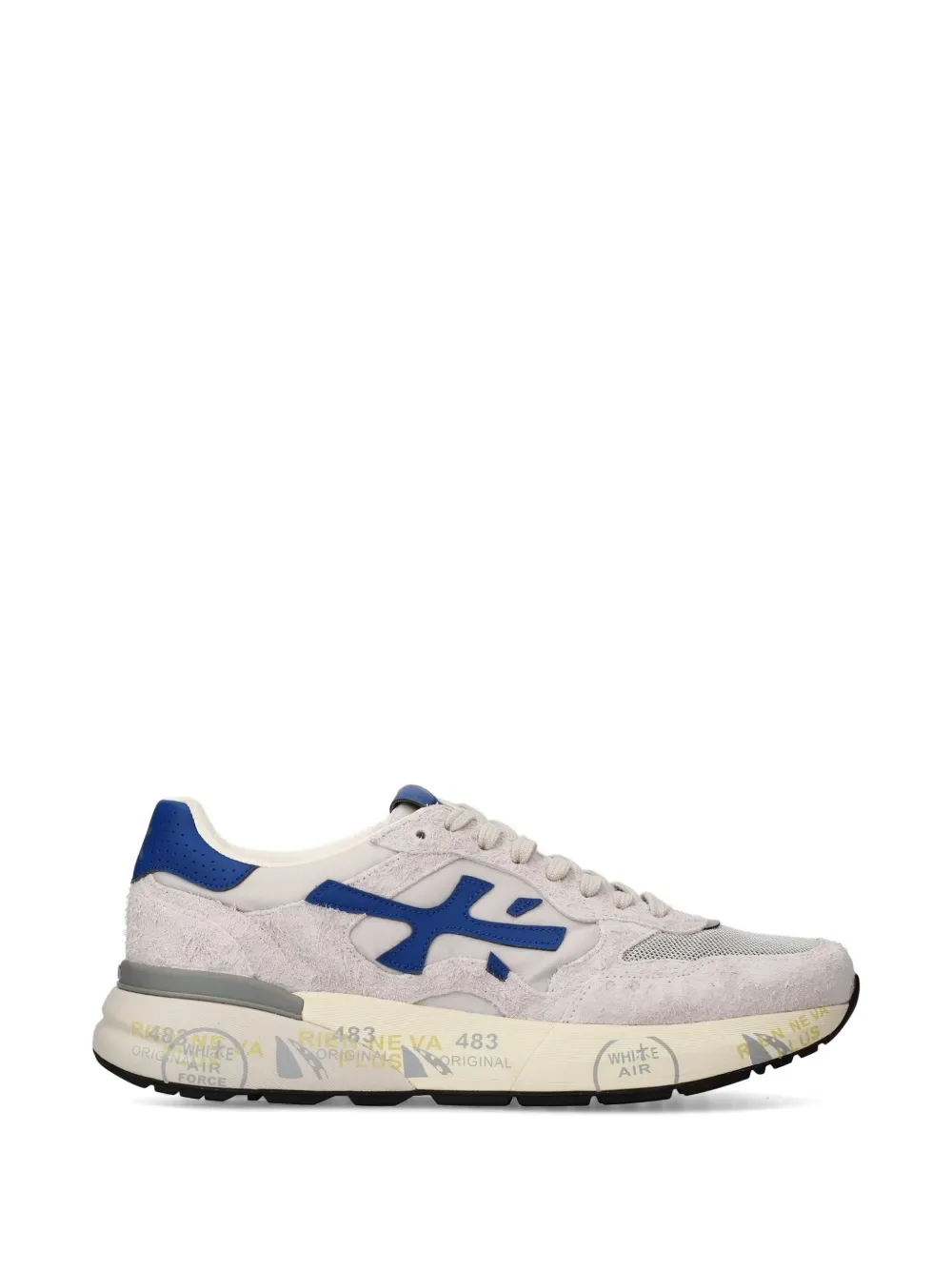 Mick 0.1 suede-appliqué sneakers -