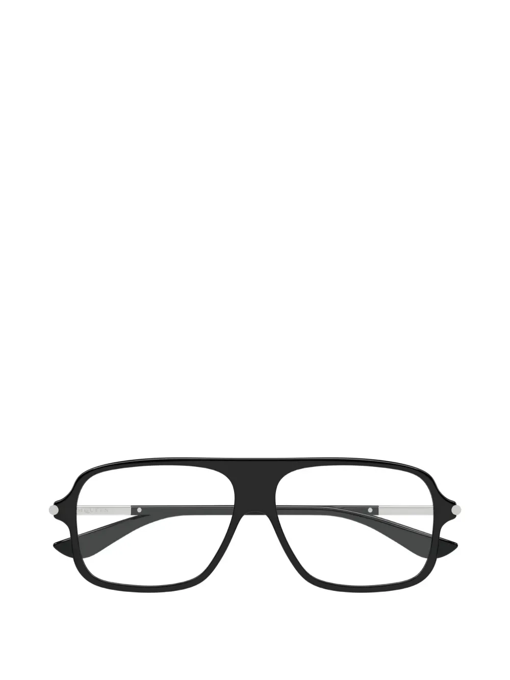 pilot frame glasses - by Alexander McQueen Eyewear