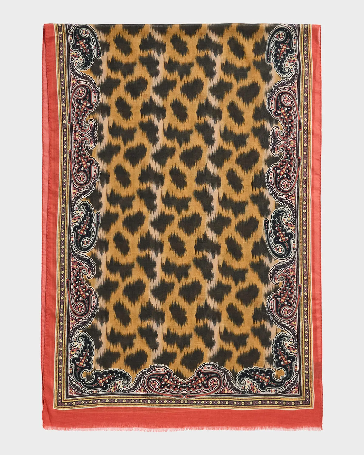 Orfeo Animal-Print Scarf