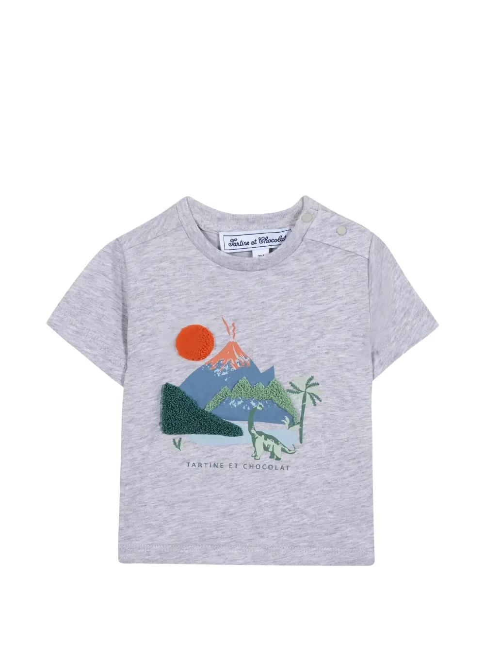 applique graphic t-shirt - by Tartine Et Chocolat