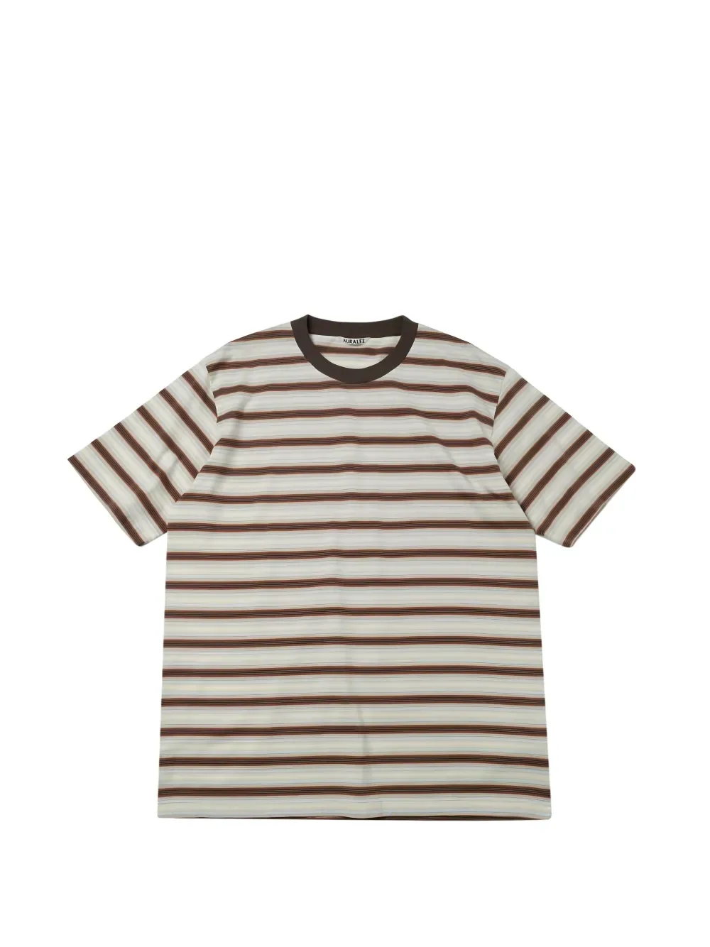 striped T-shirt - by Auralee