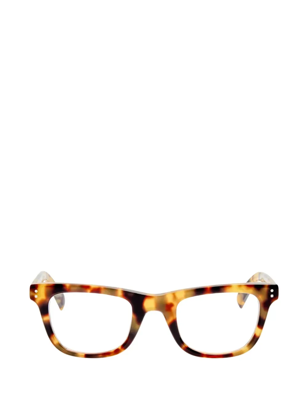 square-frame glasses -