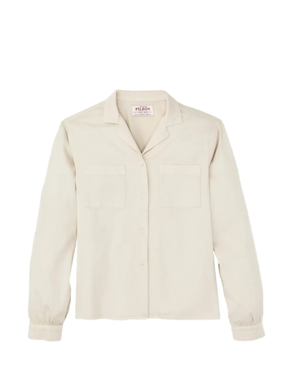 revere-collar long-sleeve shirt - by Filson