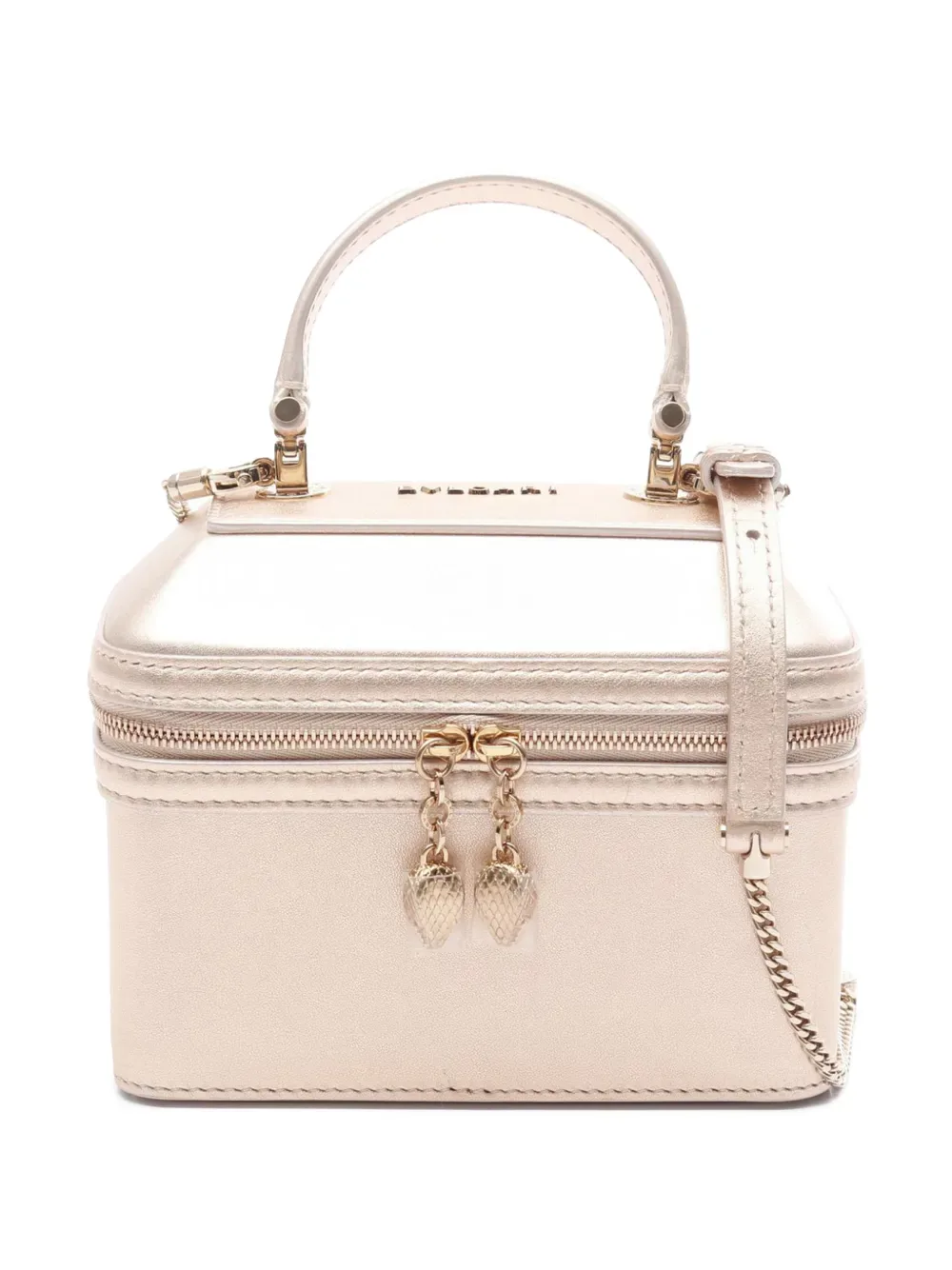 2010-2026 Leather Serpenti Forever Jewelry Box crossbody bag - by Bvlgari Pre-Owned
