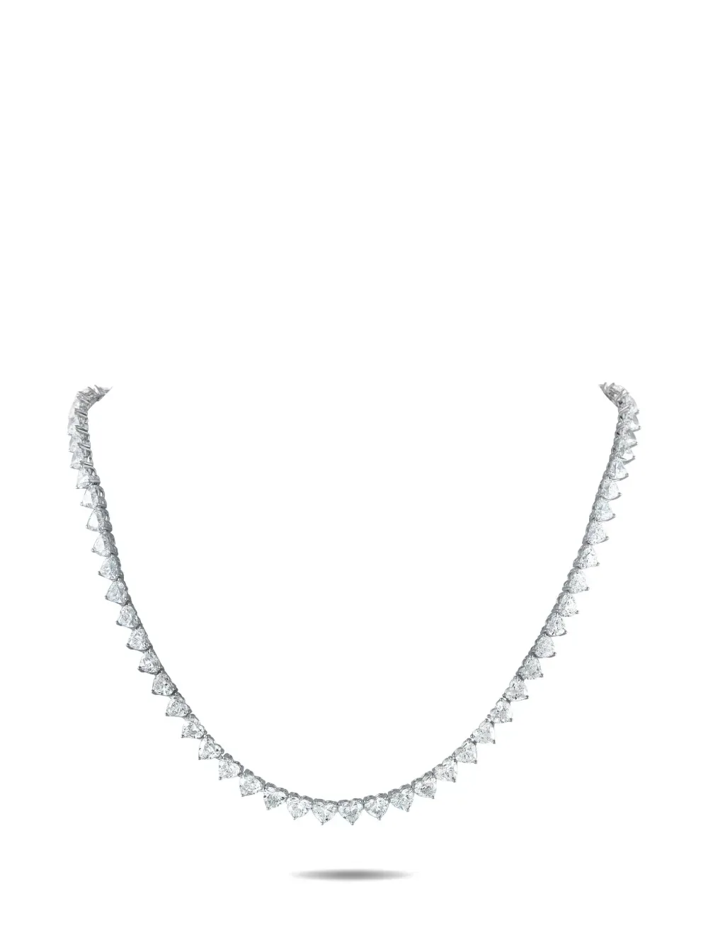 diamond heart necklace -