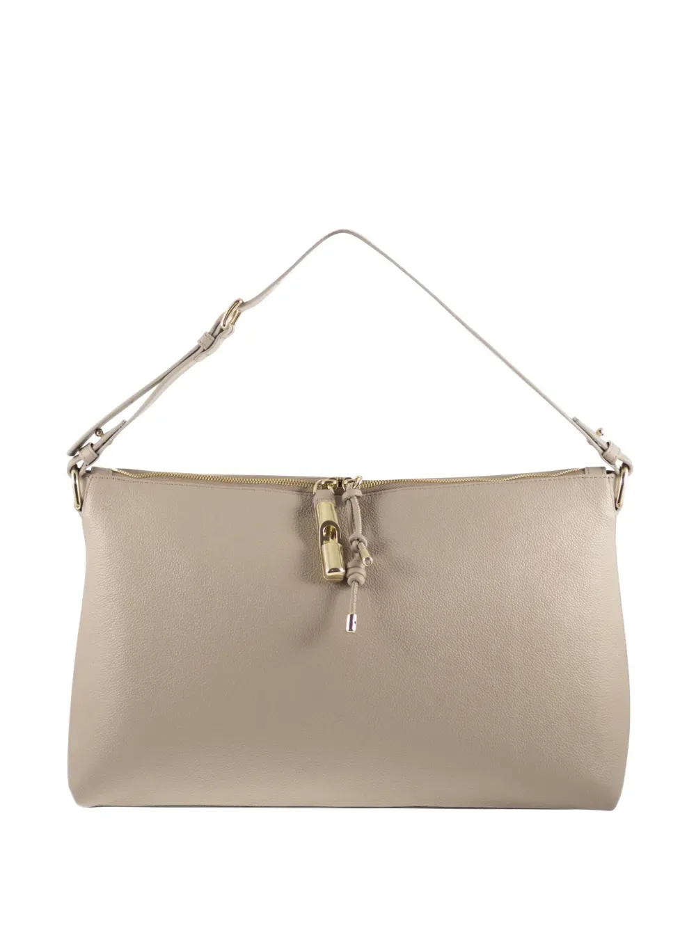 large Debby zip leather shoulder bag -