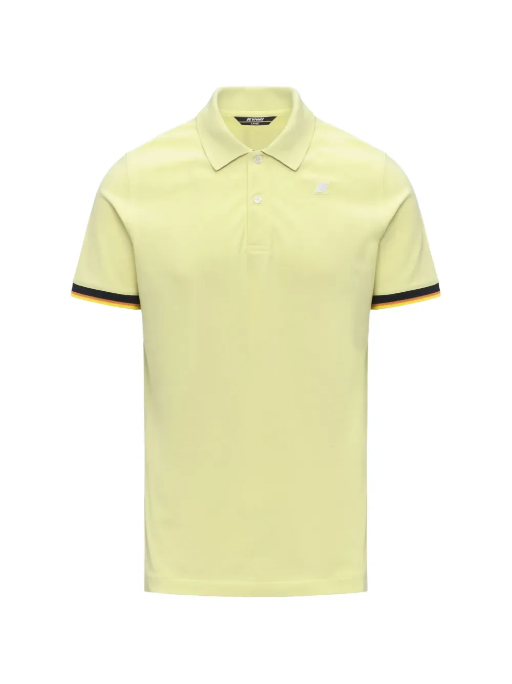 Vincent Pique striped-details cotton polo shirt -