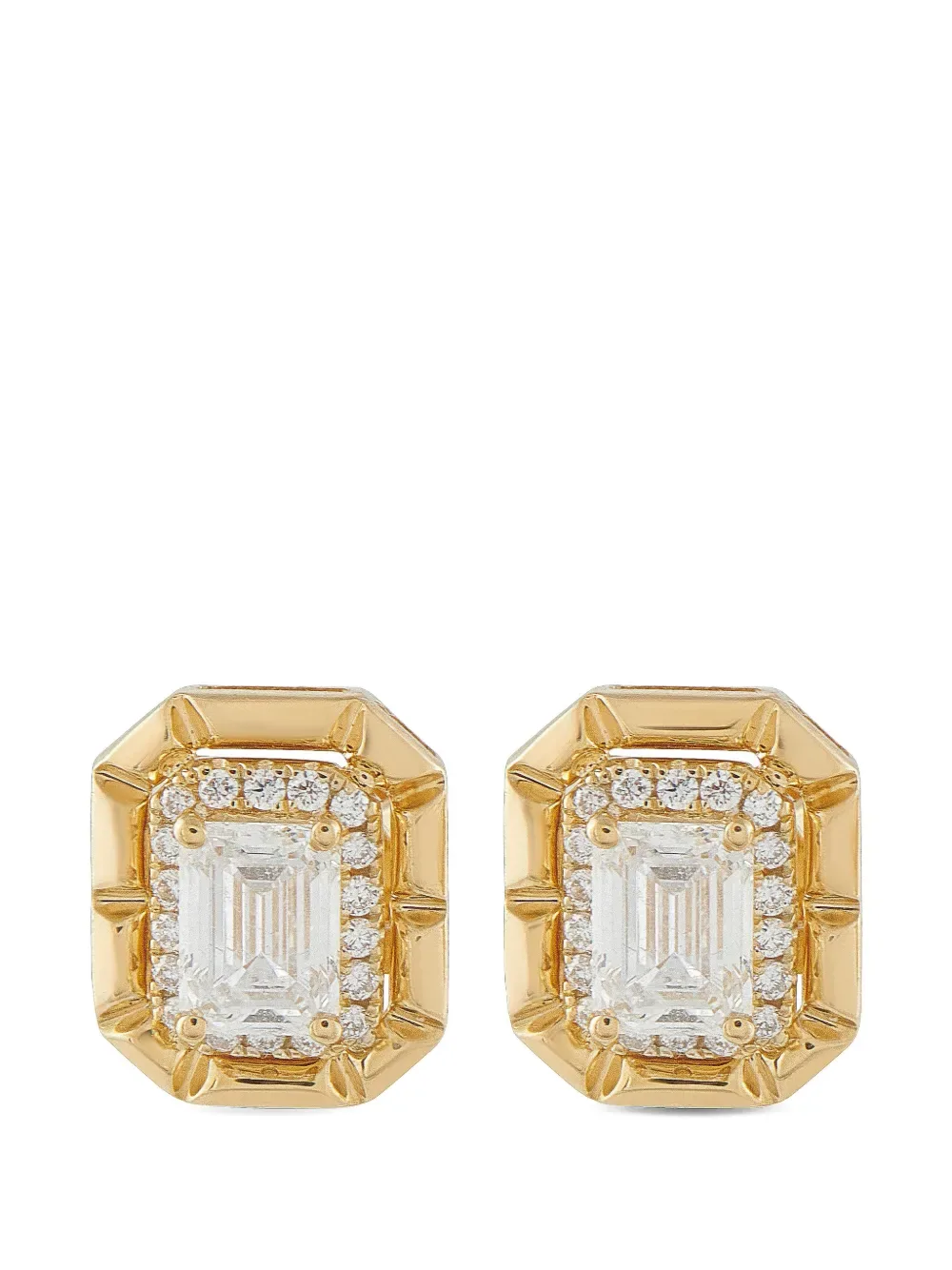 diamond earrings -