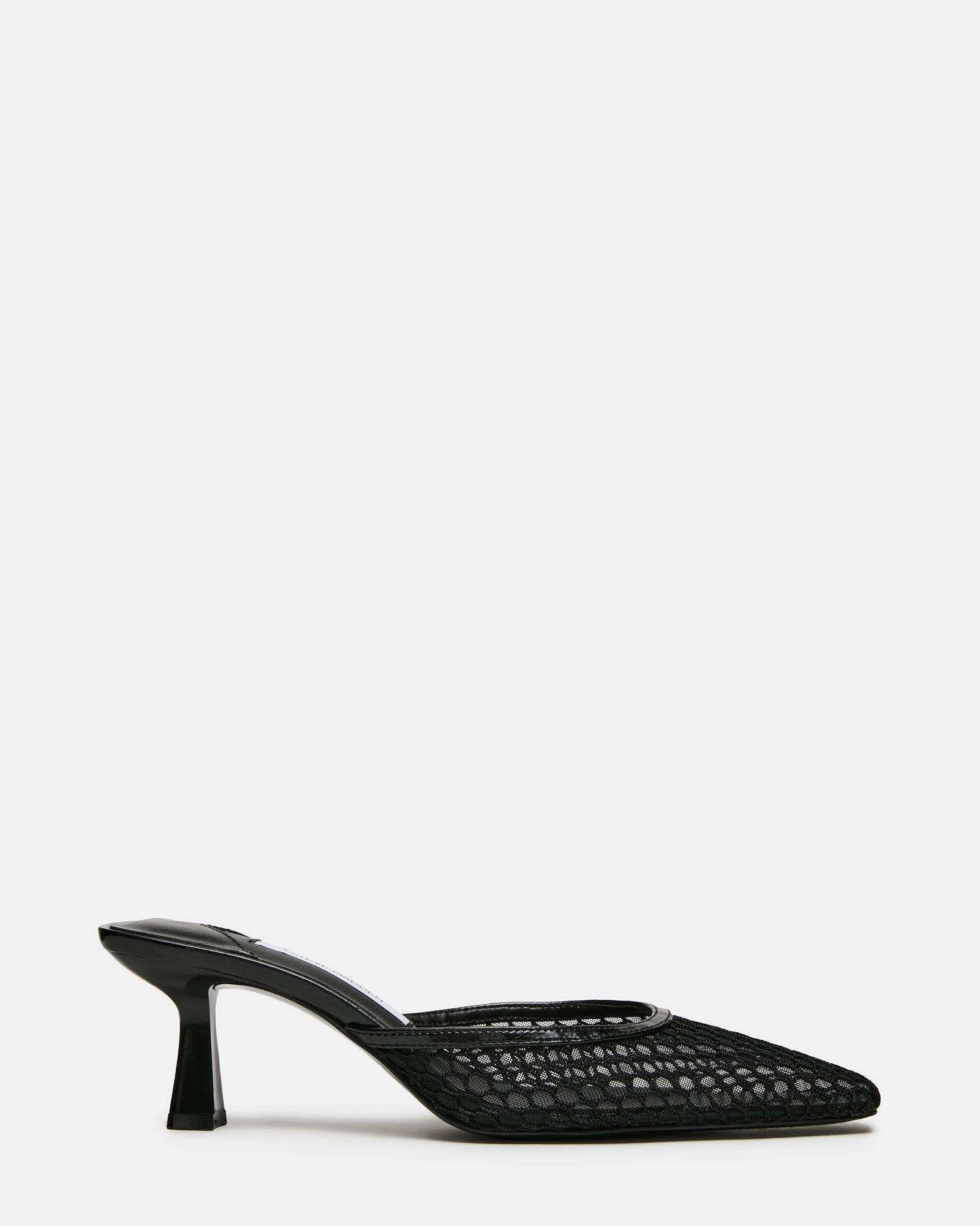 Alyse Mesh Mule Heels - Leather