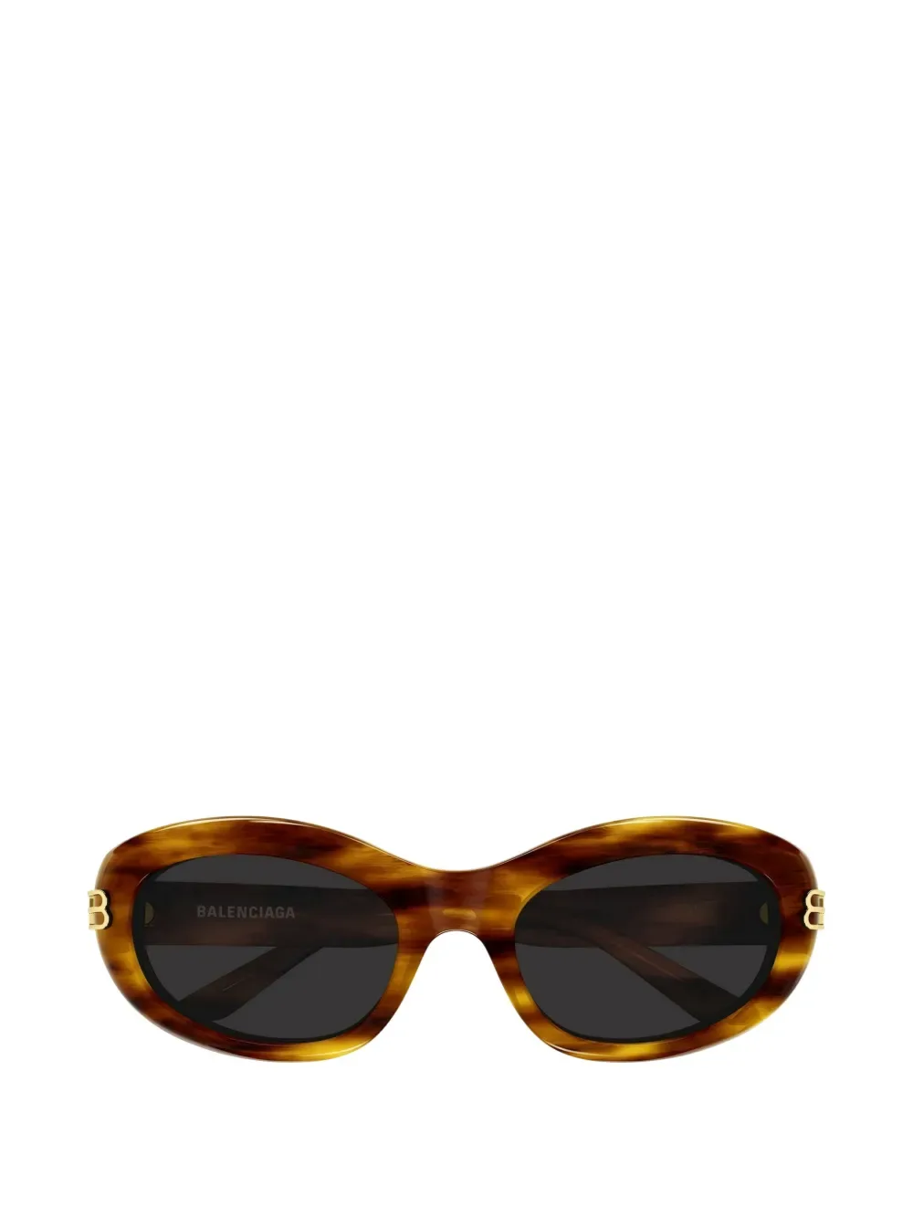 oval-frame sunglasses -