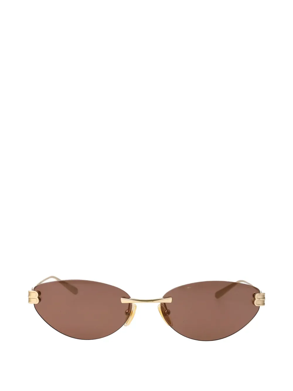 oval-frame sunglasses -