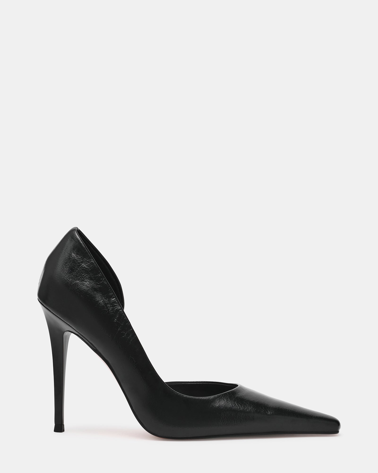 Elegant Pointed Toe Heels - Leather