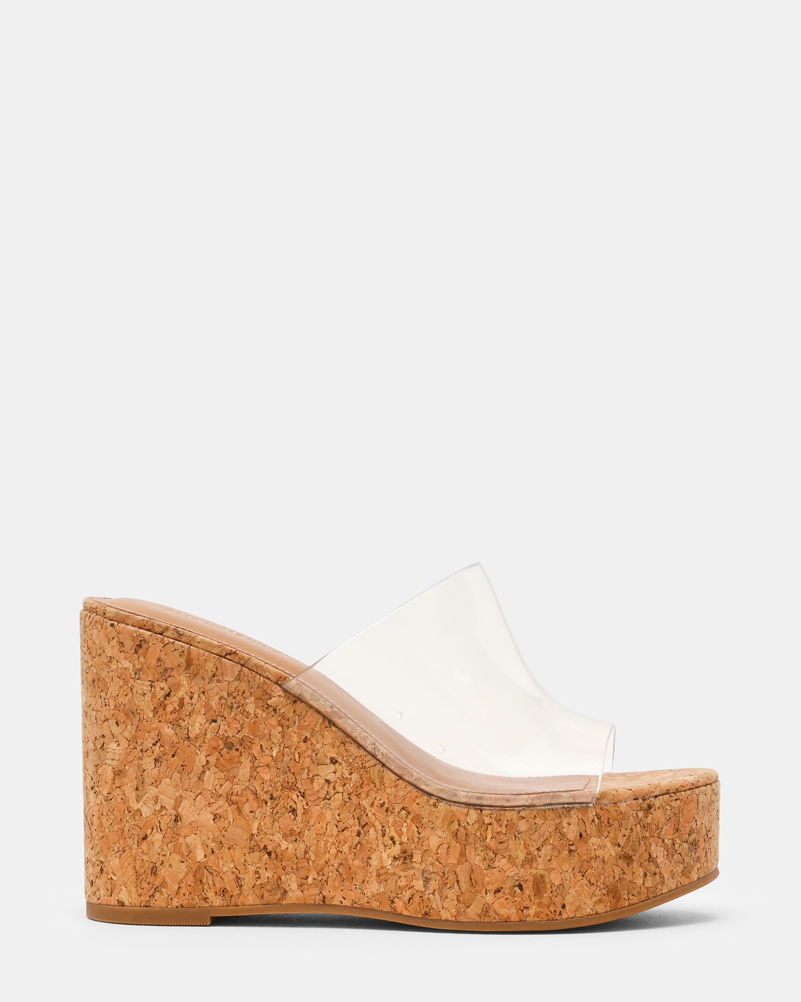 Cassi Cork Mule Sandals - PVC