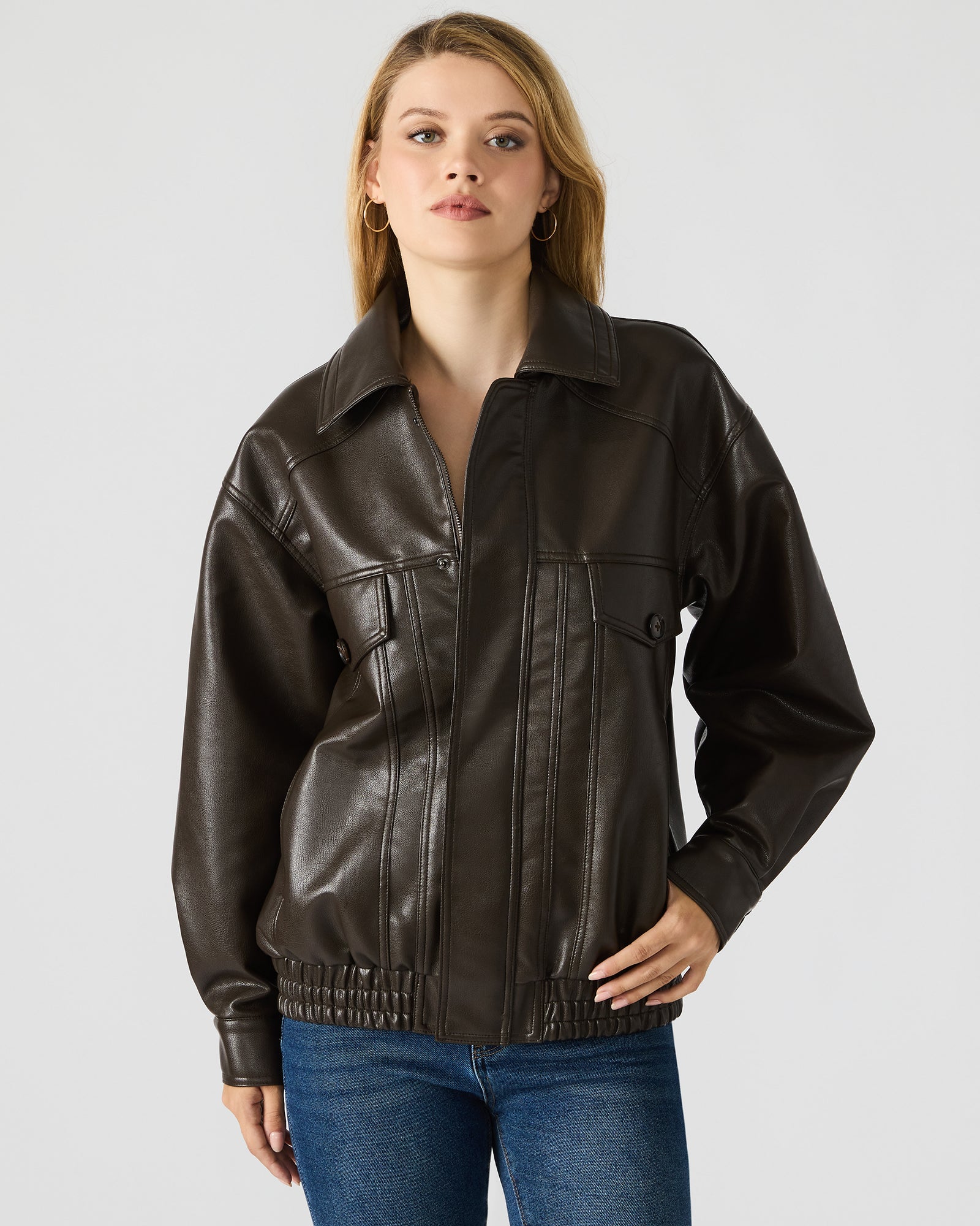 Henson Faux Leather Jacket