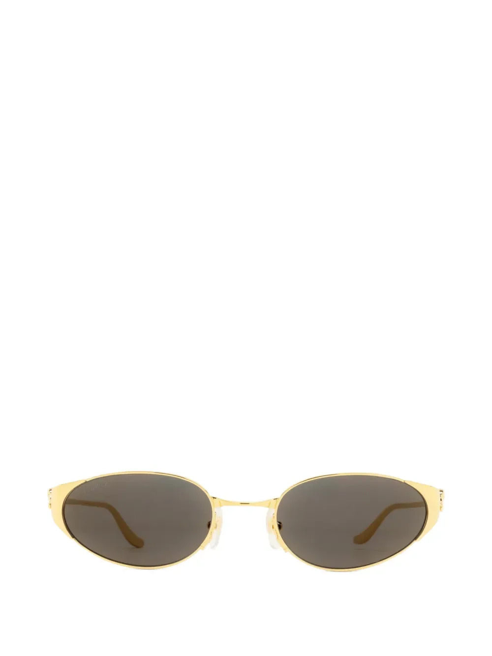oval-frame sunglasses -