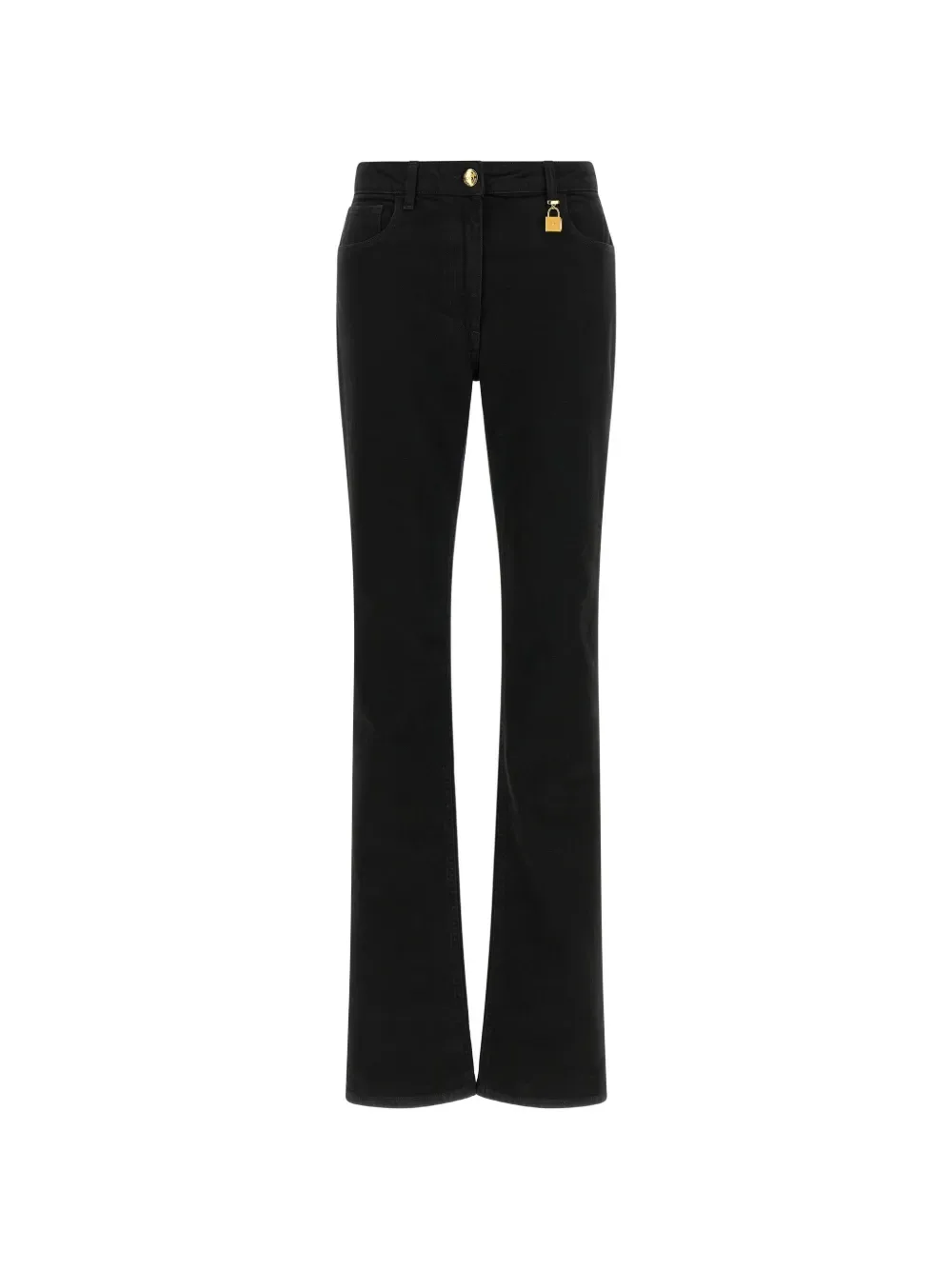 padlock-detail jeans - by Elisabetta Franchi